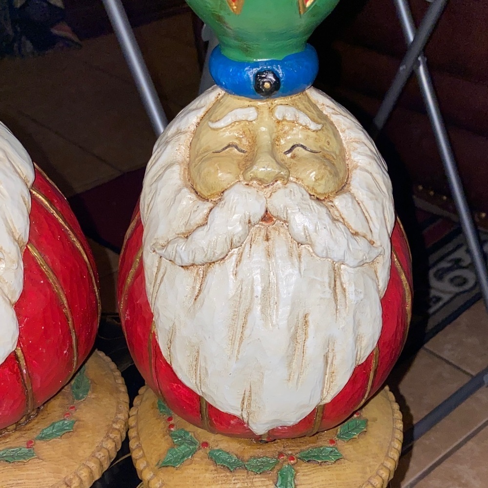 Festive Santa Candle Holders - Picture 4 of 7